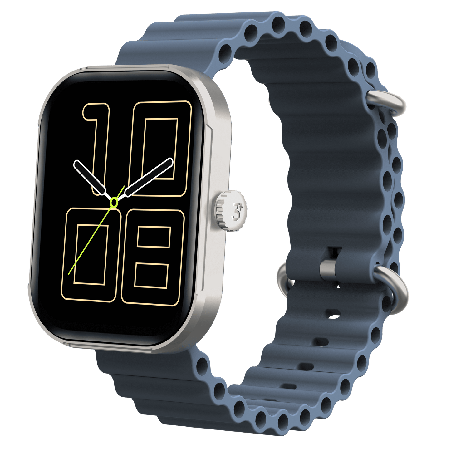 MEGA Smartwatch with 2.02" AMOLED Screen/Answer & Make Calls/Sleep Monitoring/Heart Rate/100+ Workout Modes/Quick Reply/Iphone and Android