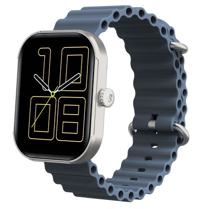 MEGA Smartwatch with 2.02" AMOLED Screen/Answer & Make Calls/Sleep Monitoring/Heart Rate/100+ Workout Modes/Quick Reply/Iphone and Android