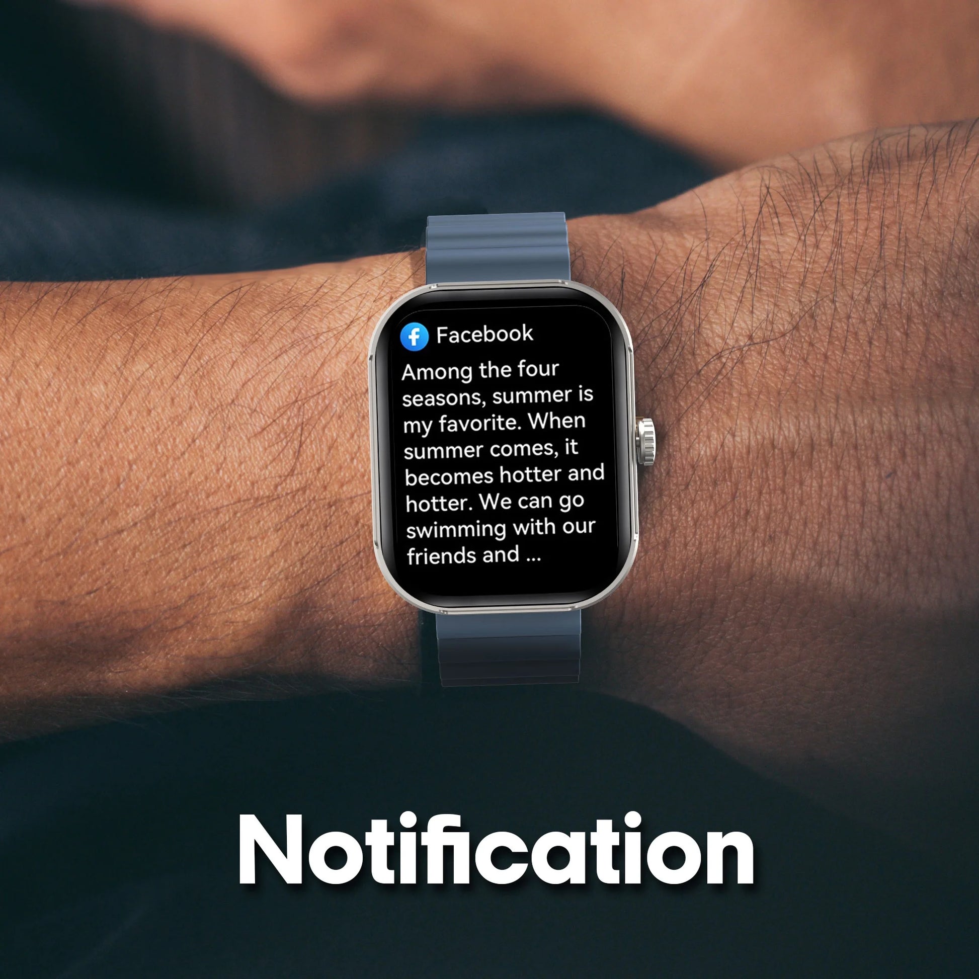 MEGA Smartwatch with 2.02" AMOLED Screen/Answer & Make Calls/Sleep Monitoring/Heart Rate/100+ Workout Modes/Quick Reply/Iphone and Android